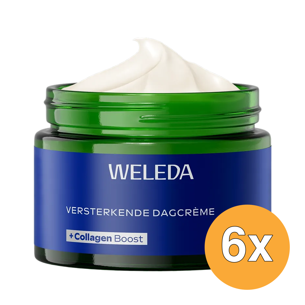 6x WELEDA Blauwe Gentiaan & Edelweiss versterkende dagcreme (40 ml)