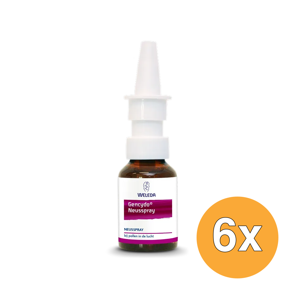 6x WELEDA Gencydo neusspray (20 ml)