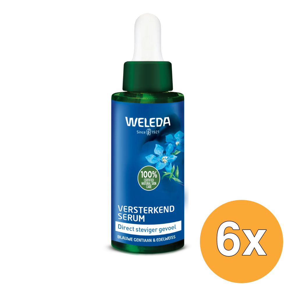 6x WELEDA Blauwe gentiaan & edelweiss versterkend serum (30 ml)