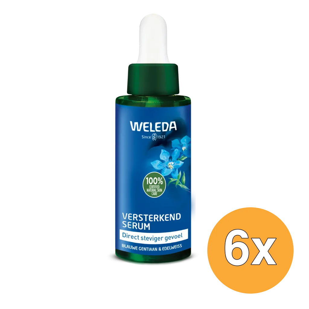 6x WELEDA Blauwe gentiaan & edelweiss versterkend serum (30 ml)