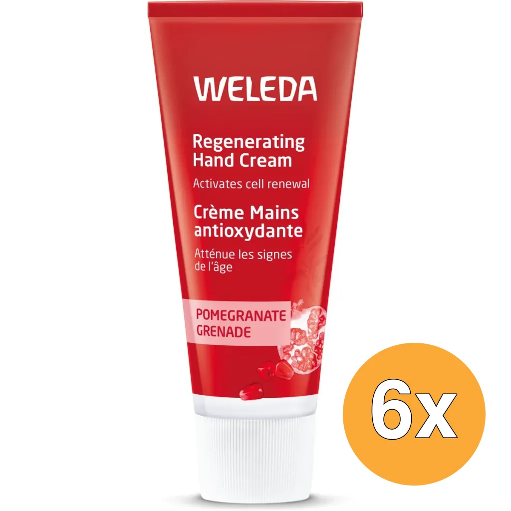 6x WELEDA Granaatappel Regeneratie Handcreme (50 ml)