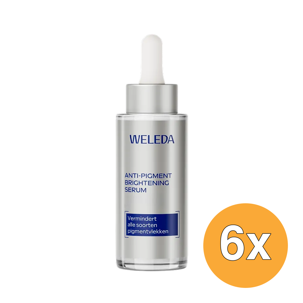 6x Weleda Anti-pigment Brightening Serum (30 ml)