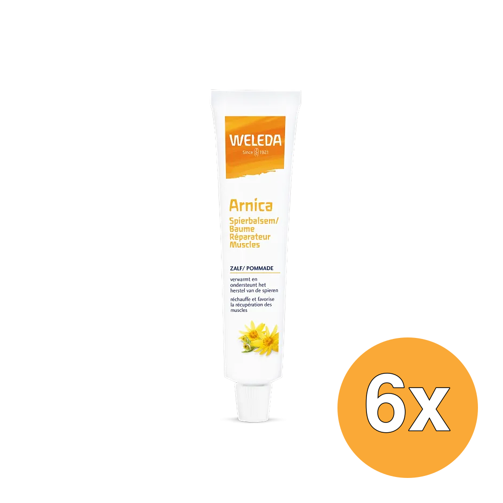 6x WELEDA Arnica spierbalsem (25 gr)
