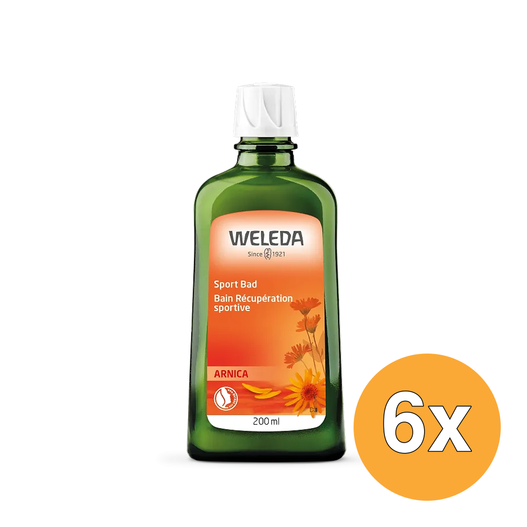 6x WELEDA Arnica sport bad (200 ml)