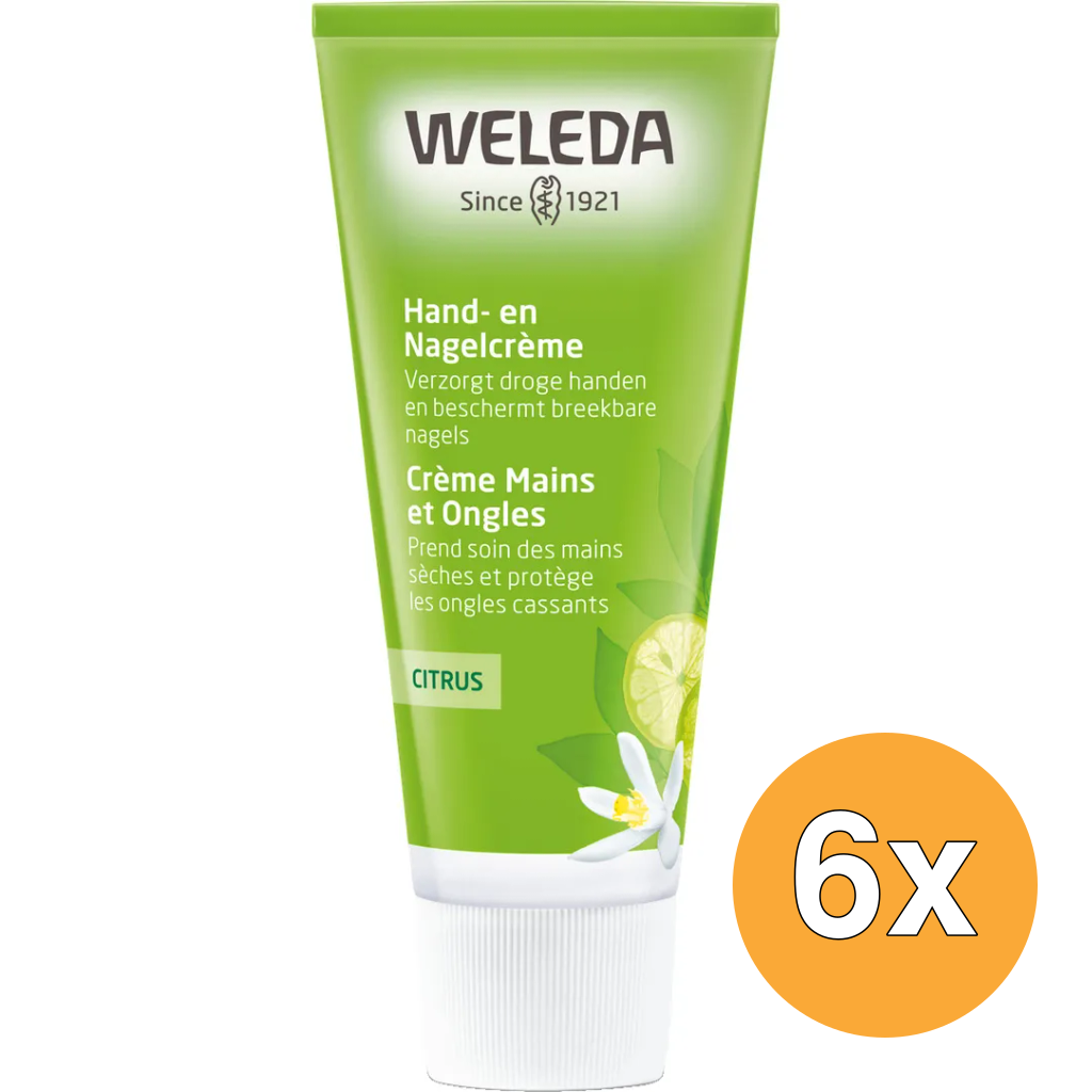 6x WELEDA Citrus hand en nagel creme (50 ml)