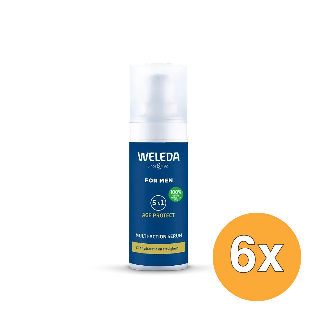 6x WELEDA Men 5in1 multi-action serum (30 ml)