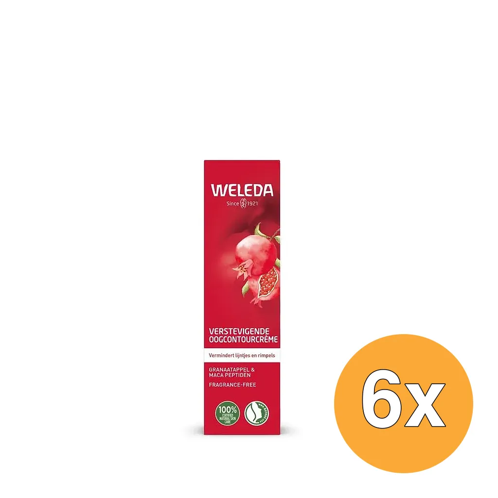 6x WELEDA Verstevigende oogcontourcreme (12 ml)