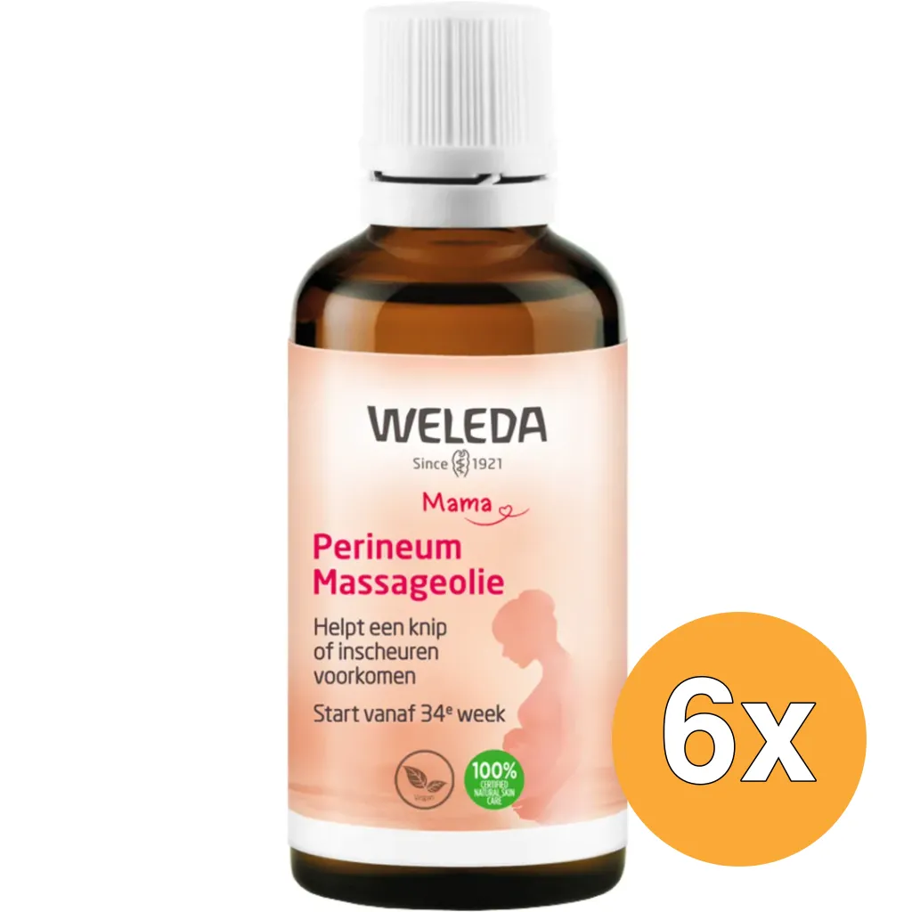 6x WELEDA Perineum masssageolie (50 ml)