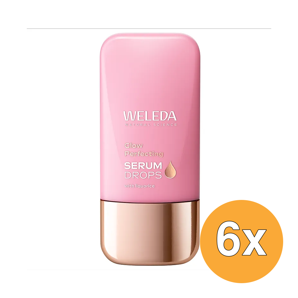 6x WELEDA Glow Boost Serum Drops (30 ml)
