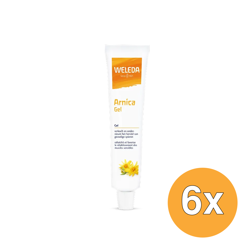 6x WELEDA Arnica gel (25 gr)