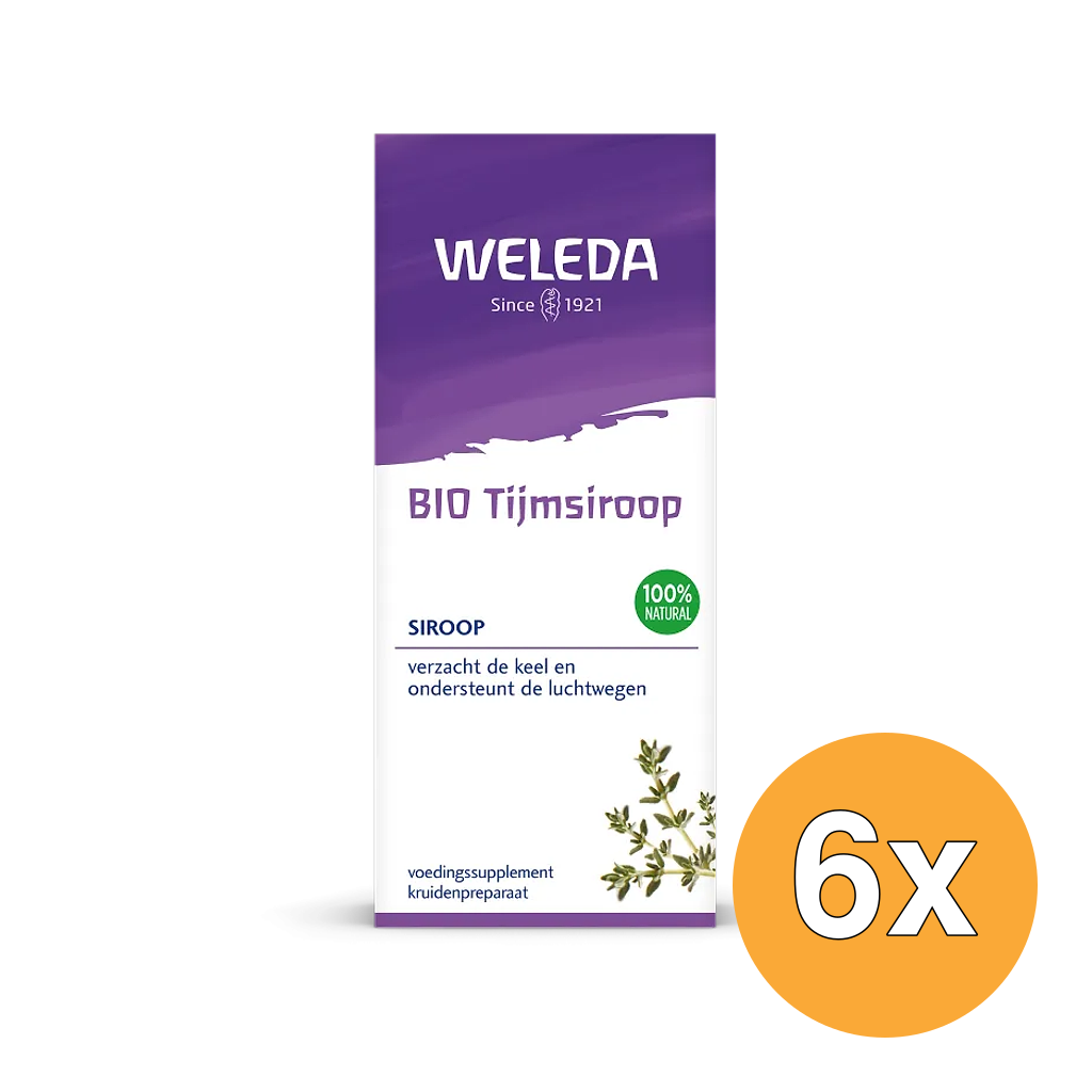 6x WELEDA Tijmsiroop bio (200 ml)
