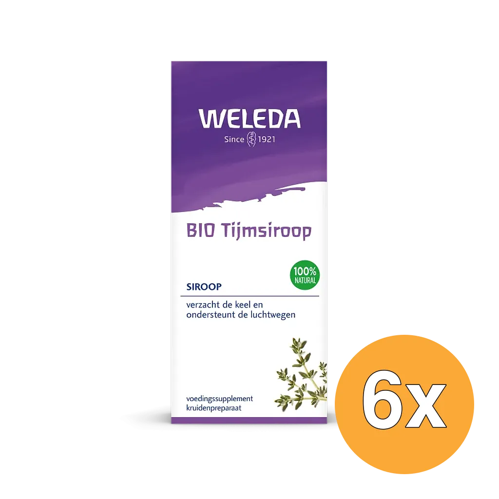 6x WELEDA Tijmsiroop bio (200 ml)