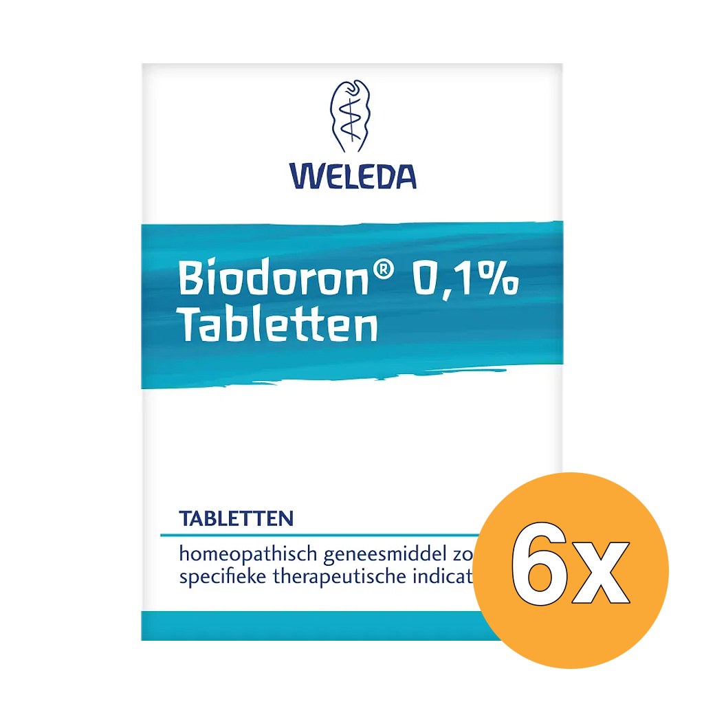 6x WELEDA Biodoron 0.1% (250 tabletten)