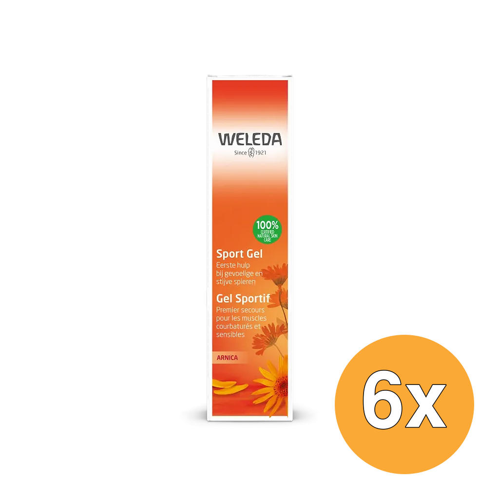 6x WELEDA Arnica sport gel (25 gr)