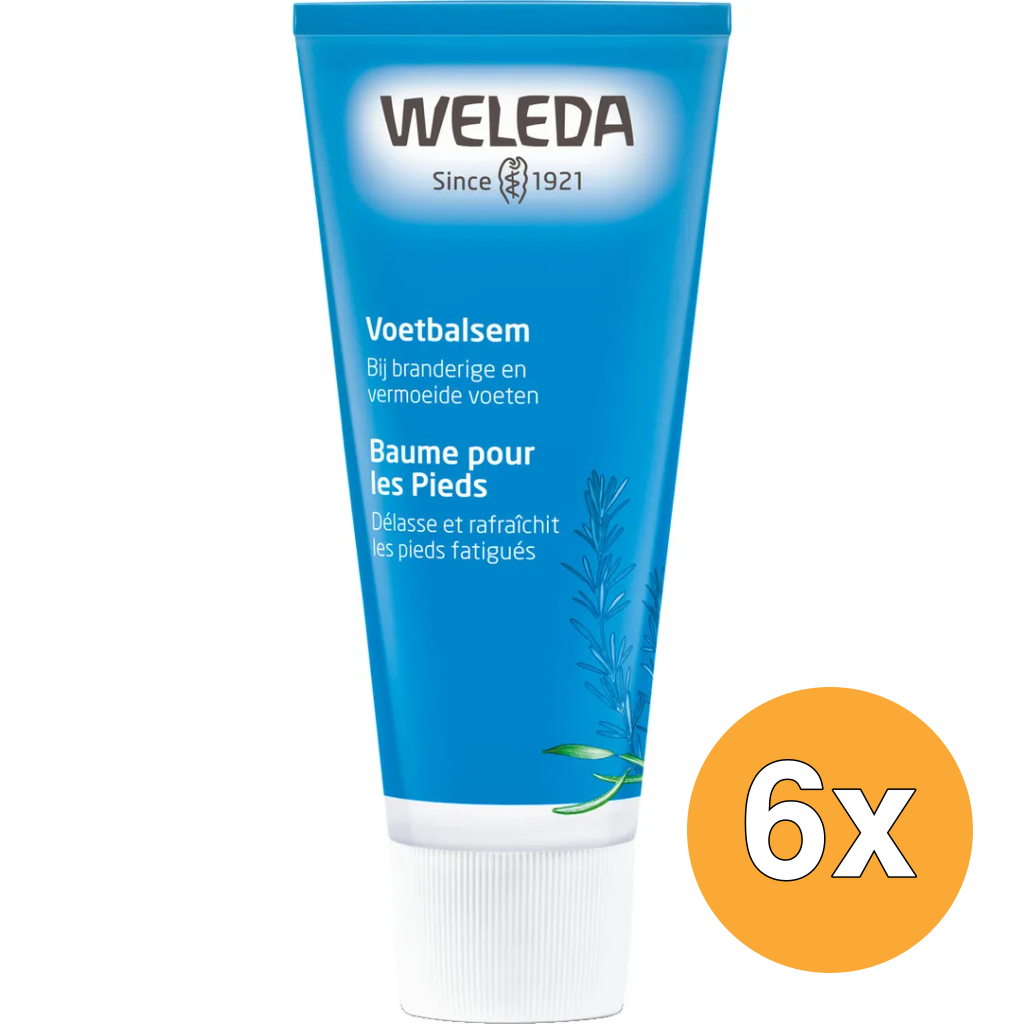 6x Weleda Voetbalsem (75 ml)