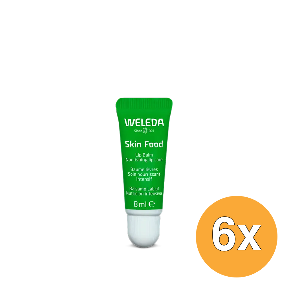 6x WELEDA Skin food lipbalm (8 ml)