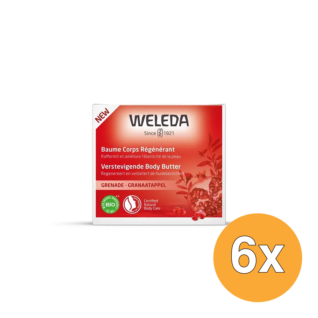 6x WELEDA Verstevigende Body Butter (150 ml)