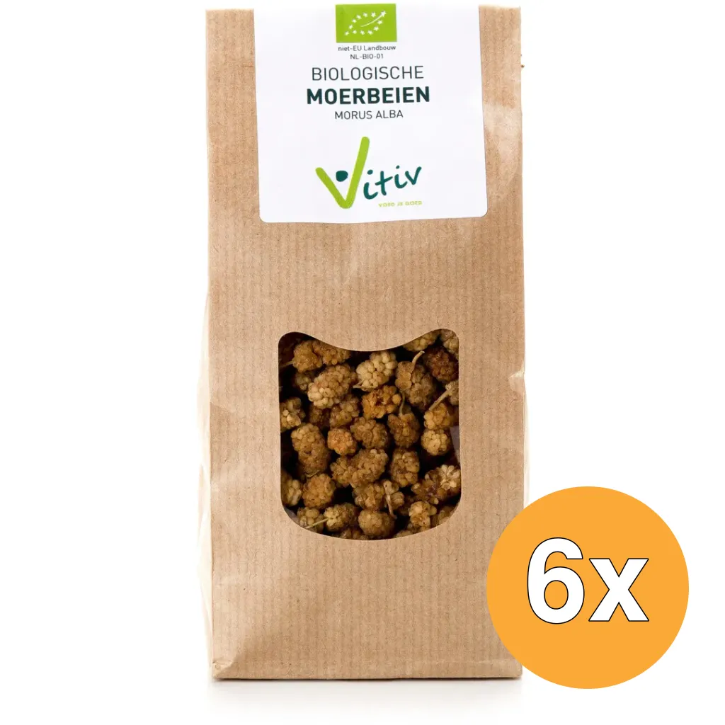 6x Vitiv Moerbeien Bio (1000 gr)