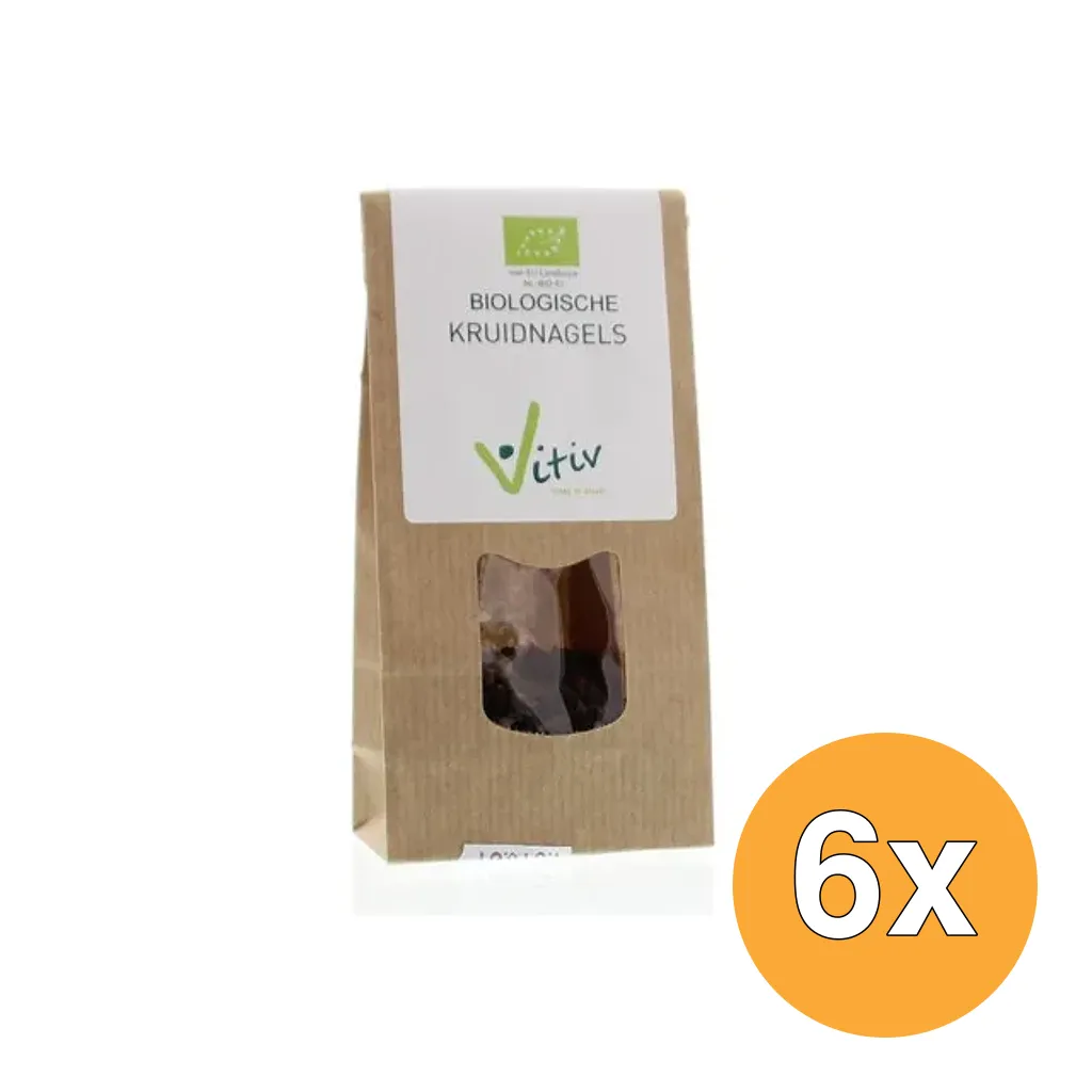 6x Vitiv Kruidnagels Bio (25 gr)