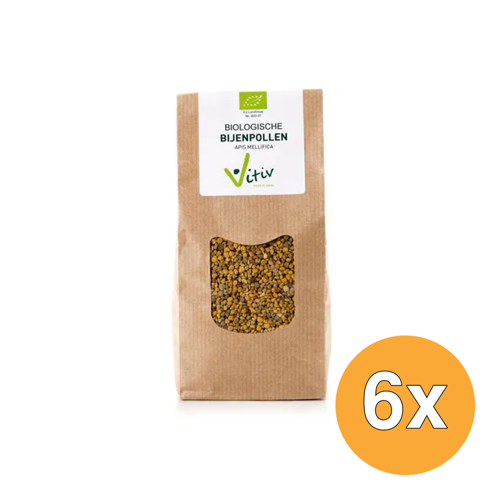 6x Vitiv Bijenpollen Bio (300 gr)