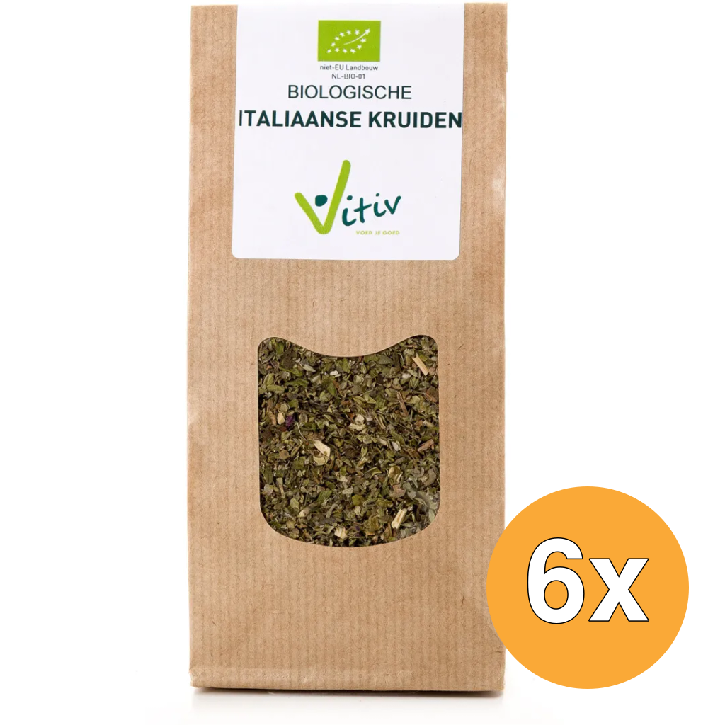 6x Vitiv Italiaanse Kruiden Bio (50 gr)