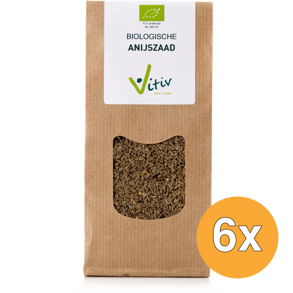 6x Vitiv Anijszaad Bio (100 gr)