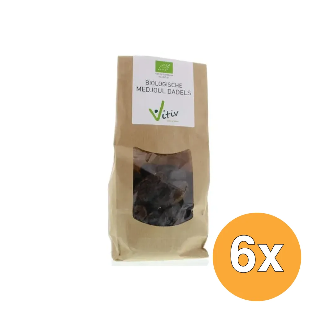 6x Vitiv Dadels Medjoul Bio (250 gr)