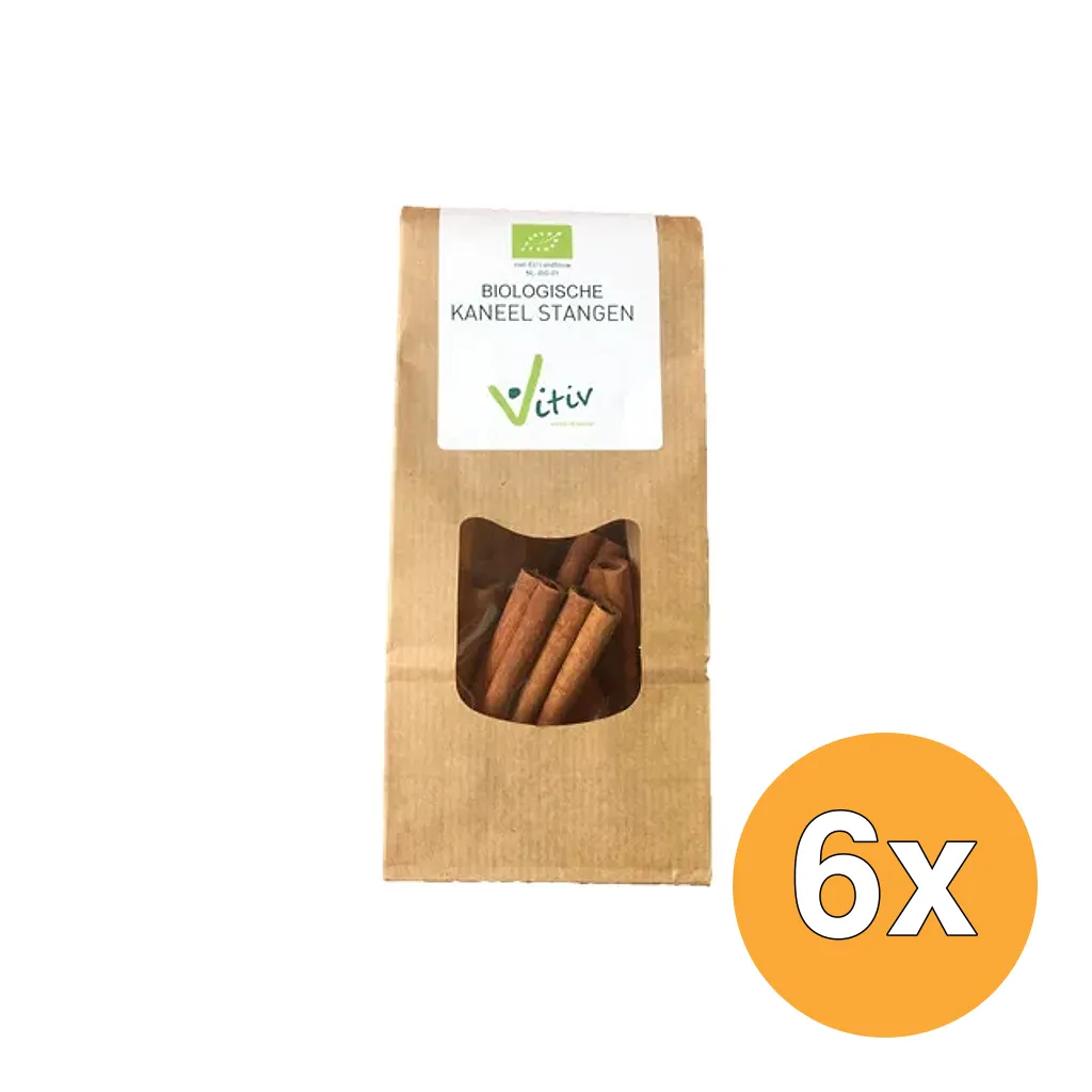 6x Vitiv Kaneel Stangen Bio (50 gr)
