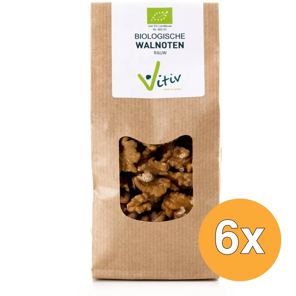6x Vitiv Walnoten Bio (200 gr)