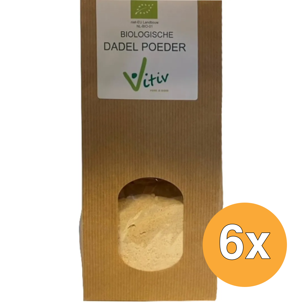 6x Vitiv Dadel Poeder Bio (400 gr)