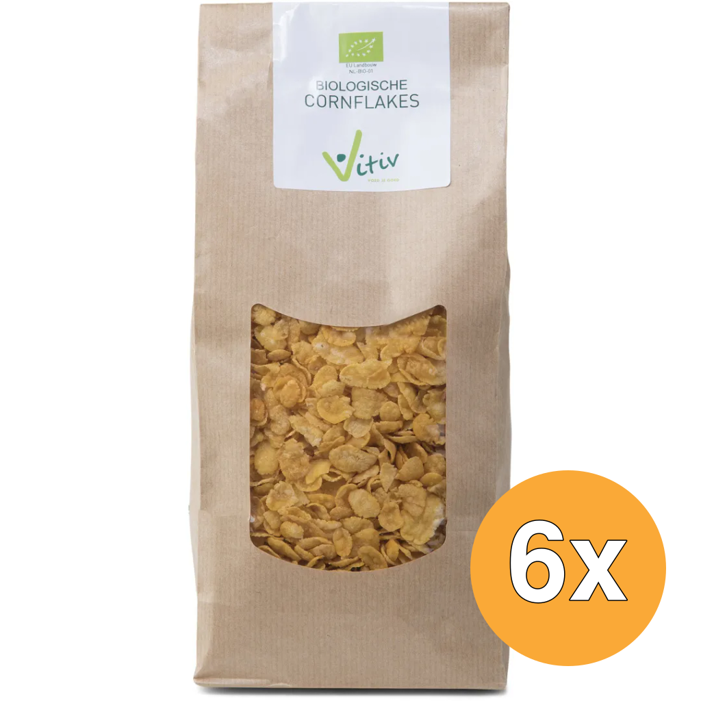 6x Vitiv Cornflakes Bio (375 gr)