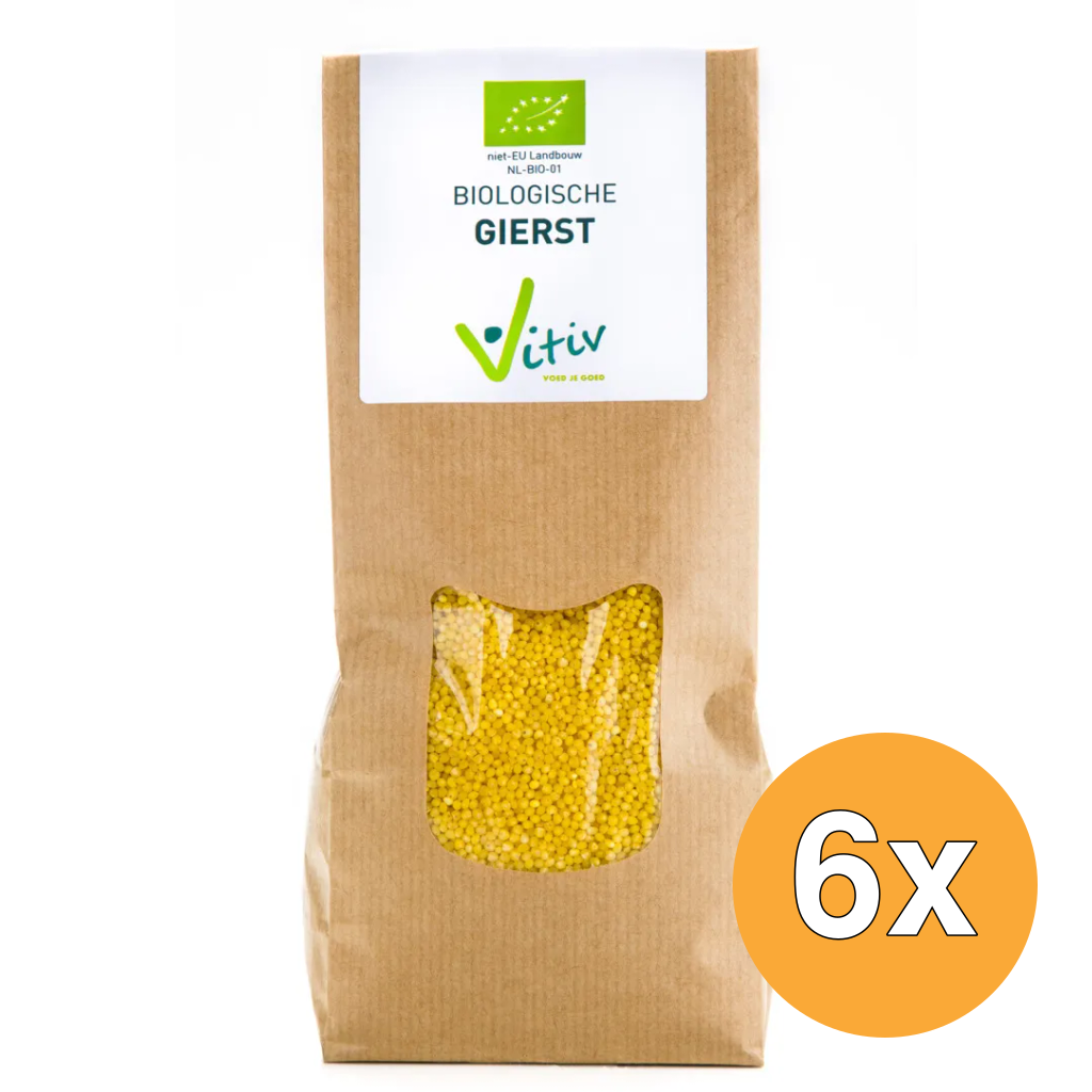 6x Vitiv Gierst Heel Bio (500 gr)