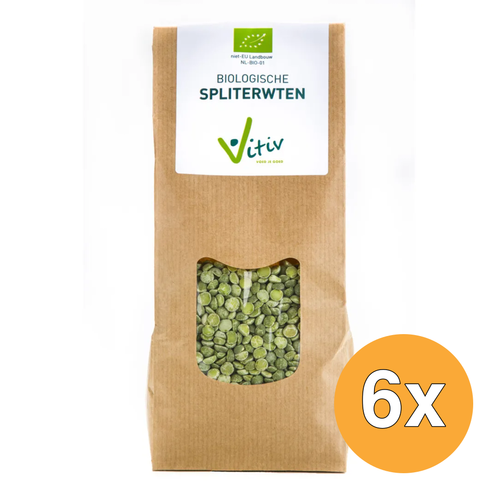 6x Vitiv Spliterwten Bio (500 gr)
