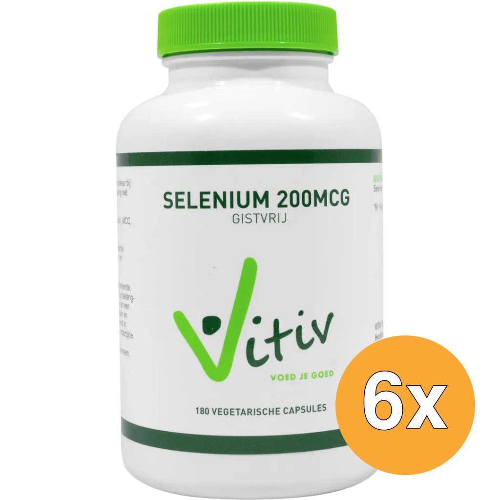 6x Vitiv Selenium (180 vega capsules)
