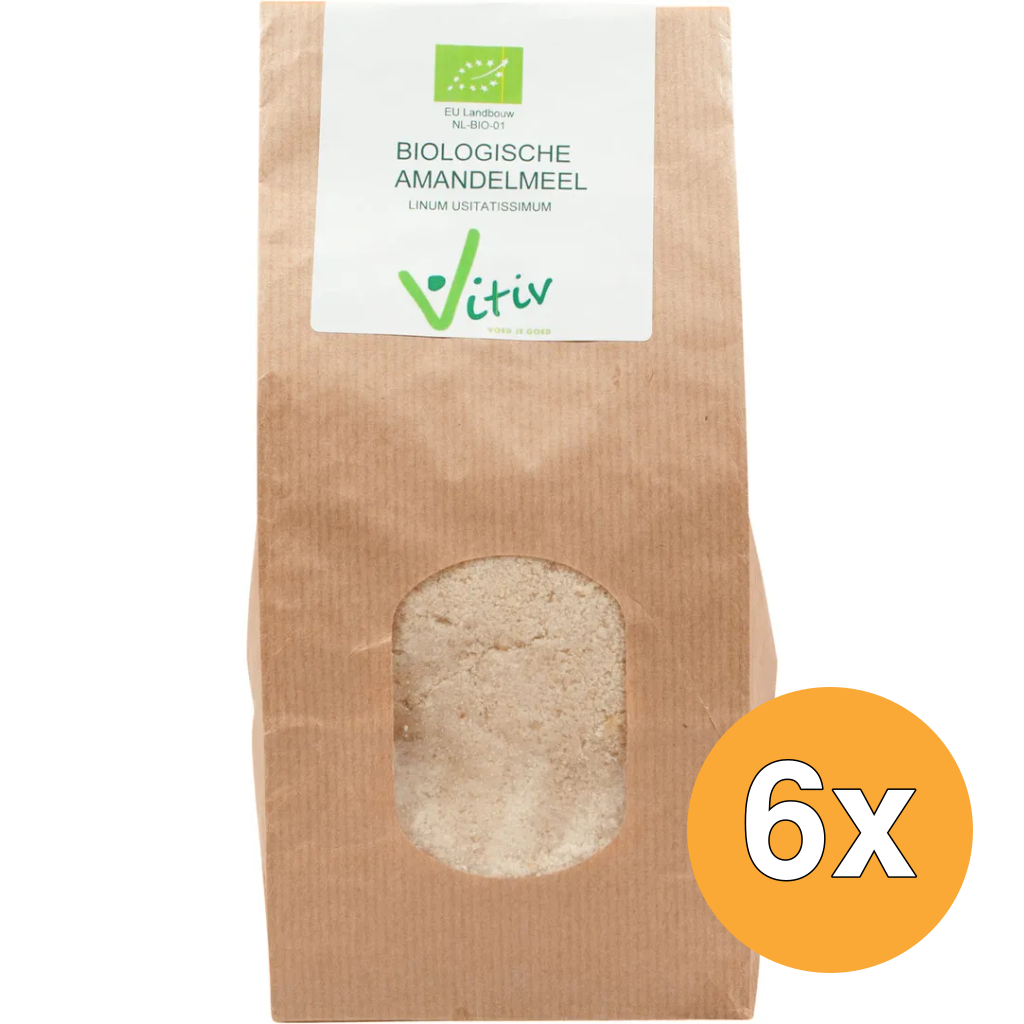 6x Vitiv Amandelmeel Bio (250 gr)