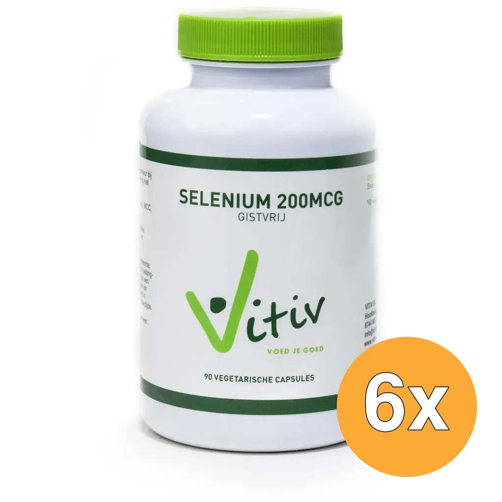 6x Vitiv Selenium (90 capsules)