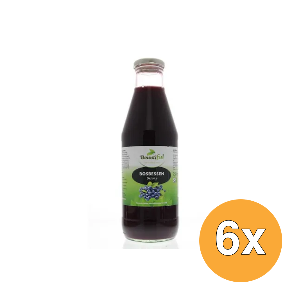 6x Bountiful Bosbessensap (750 ml)