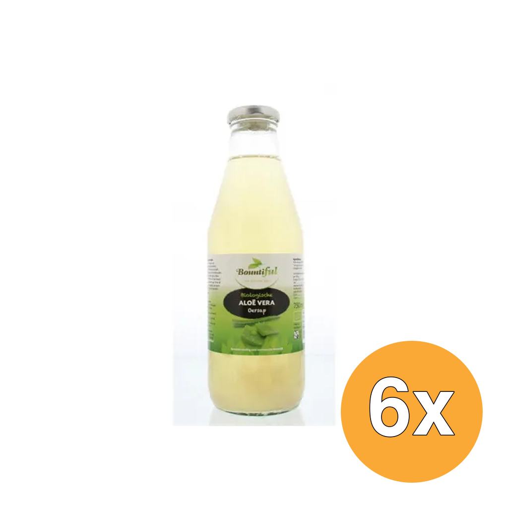 6x Bountiful Aloe vera sap bio (750 ml)
