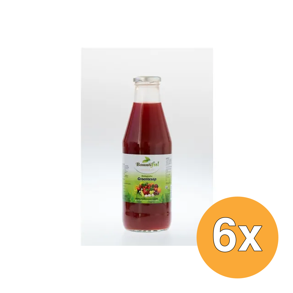 6x Bountifulgroentesap bio (750 ml)