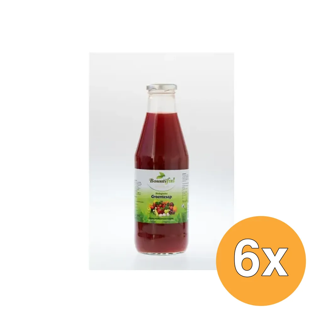 6x Bountifulgroentesap bio (750 ml)