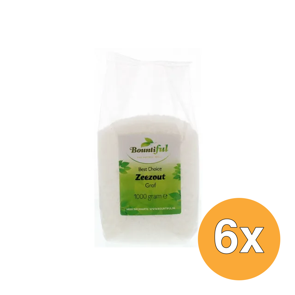6x Bountiful Zeezoutgrof (1000 gr)