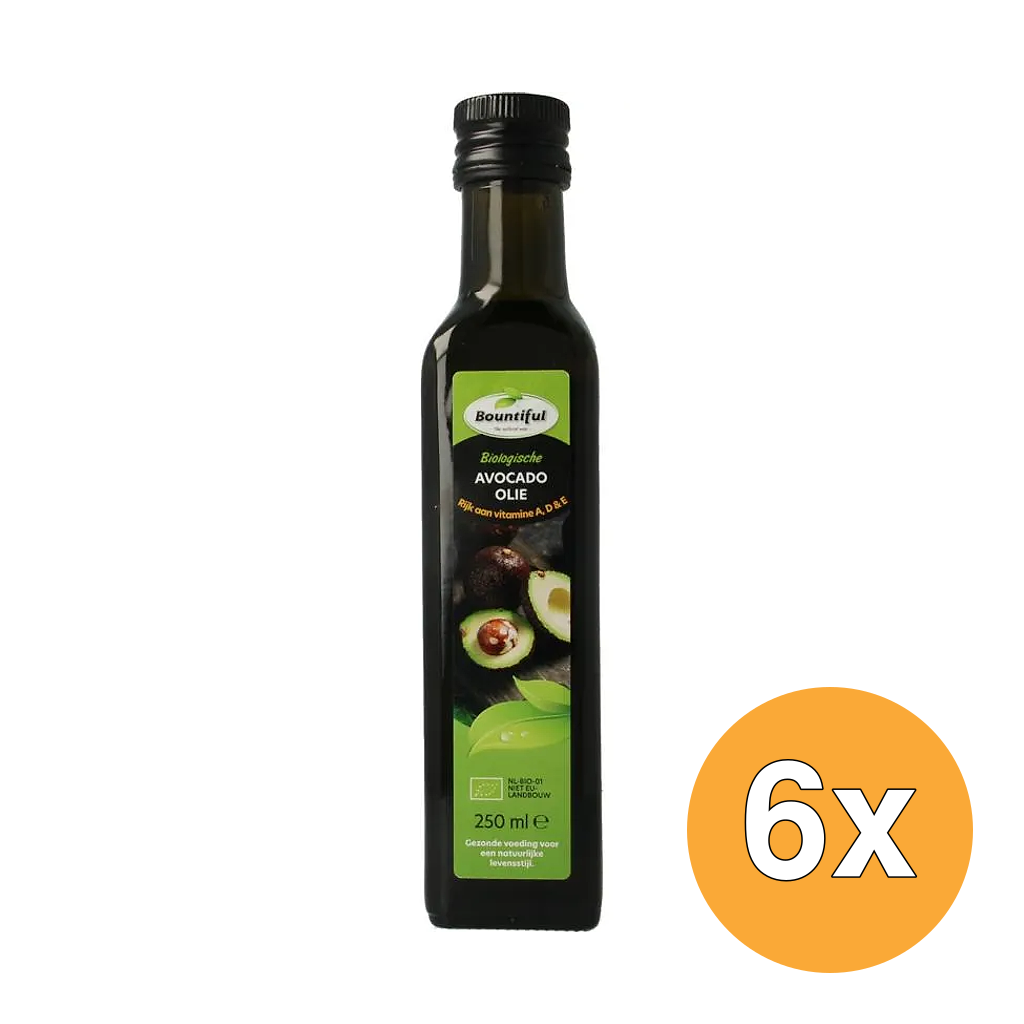 6x Bountiful Avocado Olie Bio (250 ml)