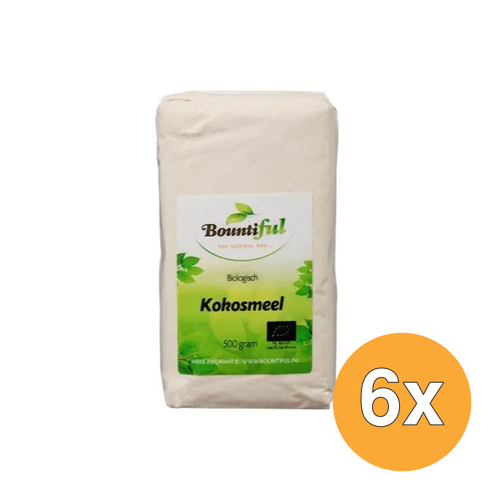 6x Bountiful Kokosmeel Bio (500 gr)