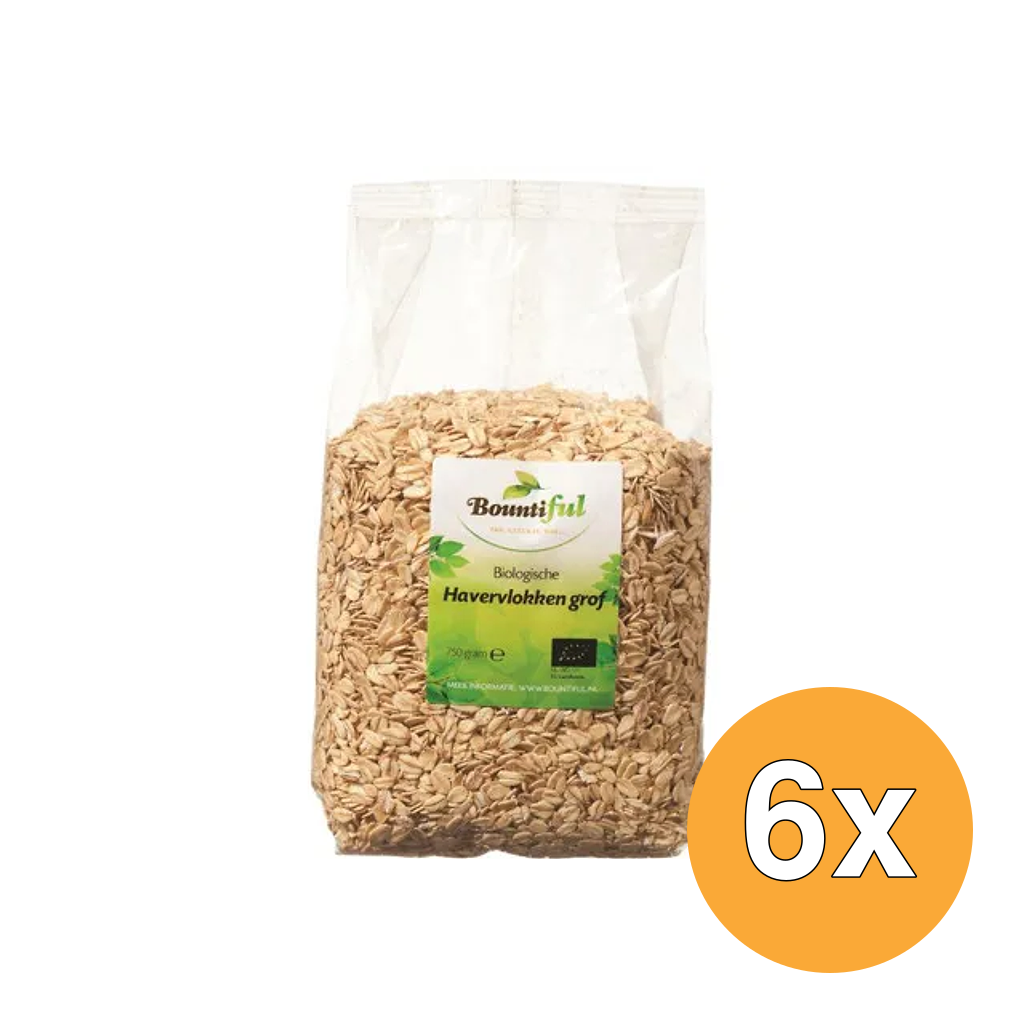 6x Bountiful Havervlokkengrof Bio (750 gr)