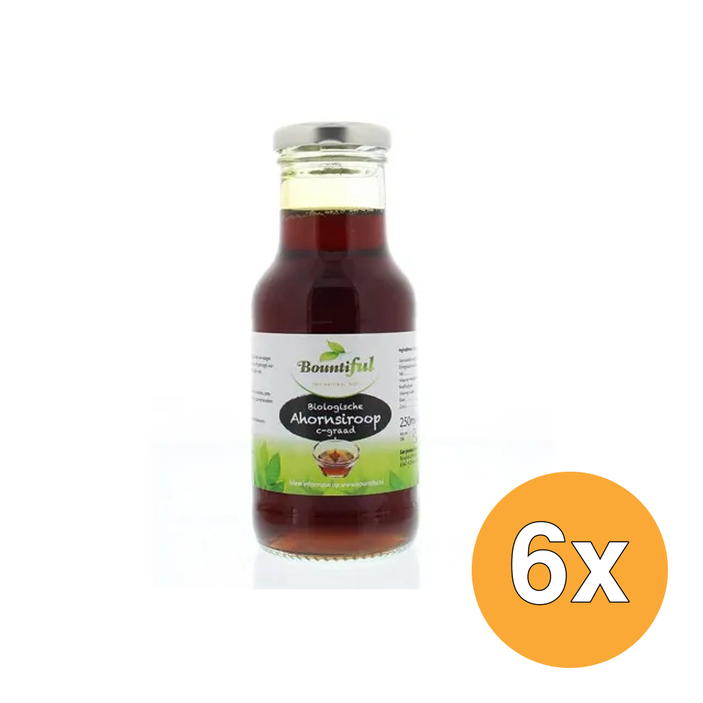6x Bountiful Ahornsiroop Bio (250 ml)