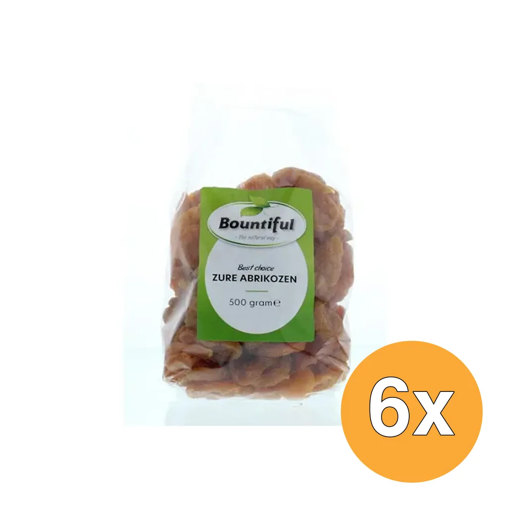 6x Bountiful Abrikozen Zuur (500 gr)