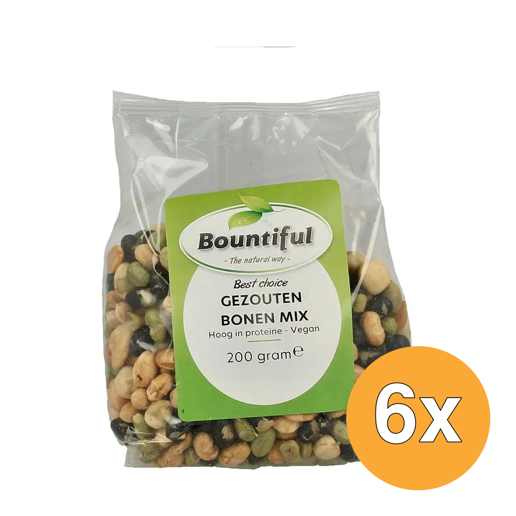6x Bountiful Salted Bean Mix (200 gr)