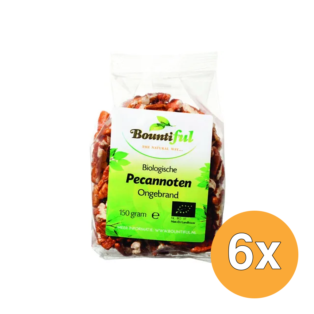 6x Bountiful Pecannoten Bio (150 gr)