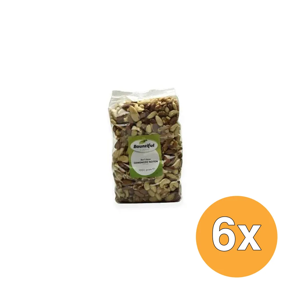 6x Bountiful Gemengde Noten (1000 gr)