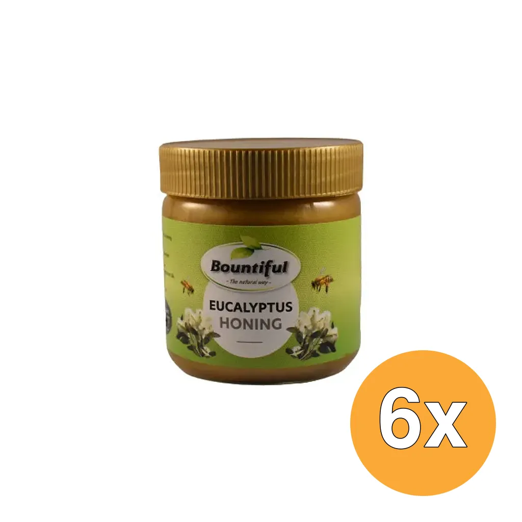 6x Bountiful Eucalyptus Honing (500 gr)